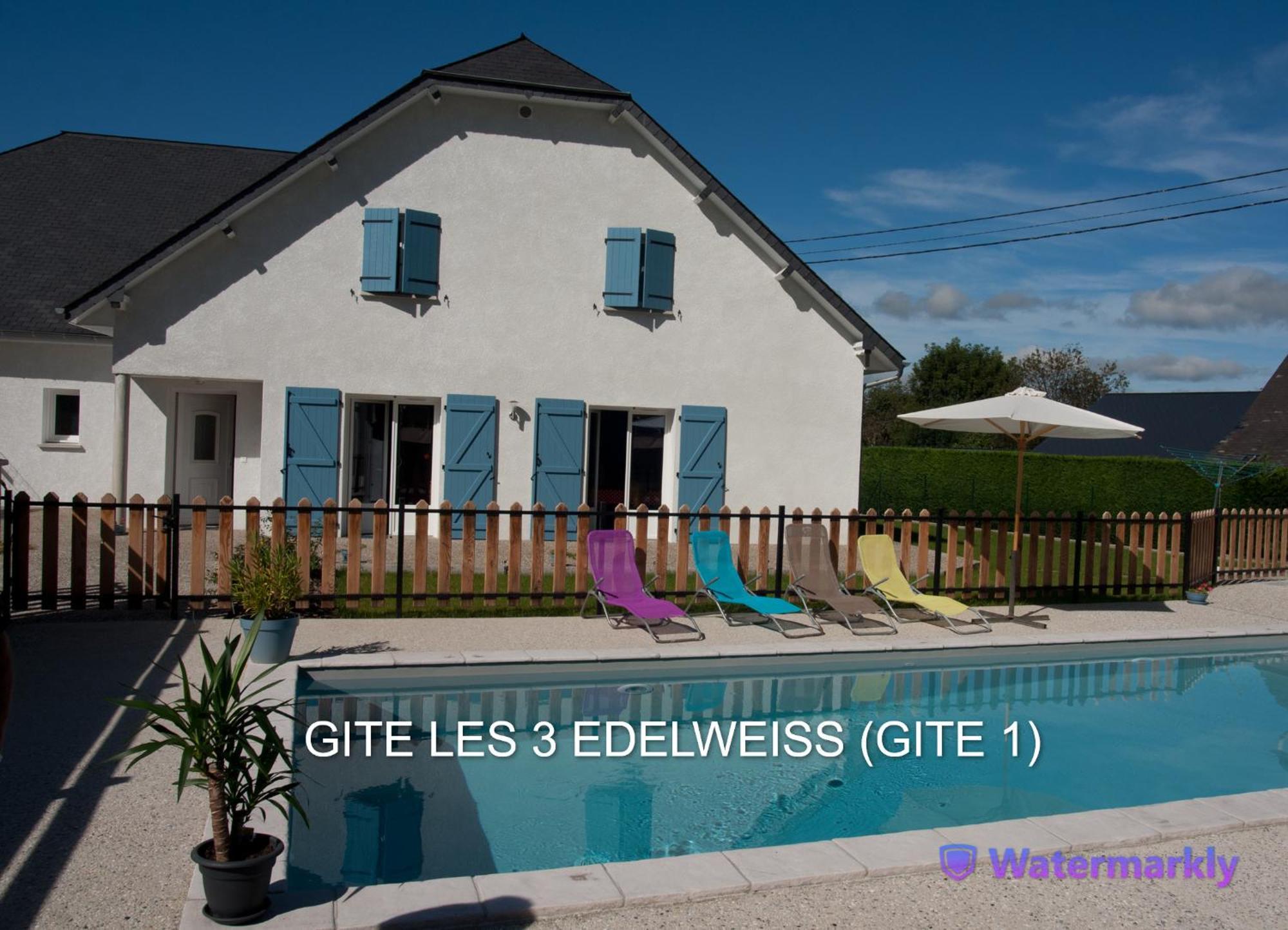Les 3 Edelweiss - Gite 1 Ou Gite 2 Арет Екстериор снимка